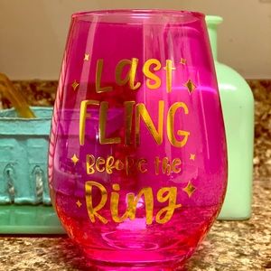 Bachelorette glass